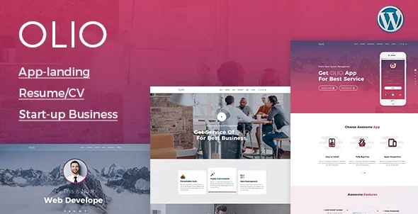 Olio – One Page WordPress Theme