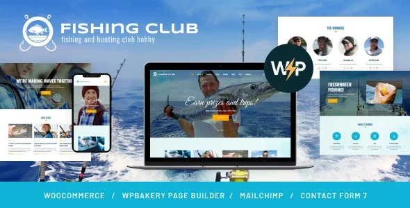 FishingClub – Fishing & Hunting Theme