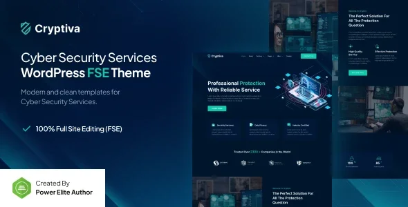 Cryptiva – Cyber Security Services FSE WordPress Theme