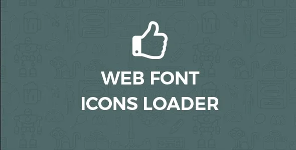 Font icons loader for wordpress