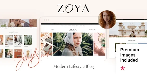 Zoya – Lifestyle Blog WordPress Theme
