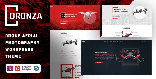 Dronza – Drone Aerial Photography WordPress Theme