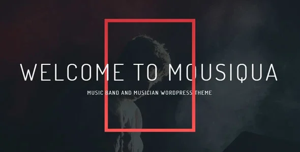 Mousiqua | Music Band & Musician OnePage WordPress Theme