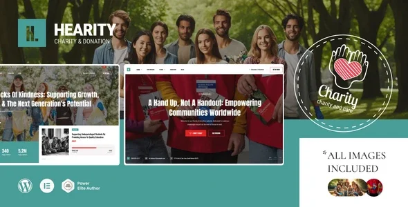 Hearity – Charity & Donation WordPress Theme