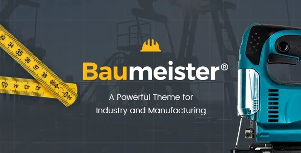 Baumeister – WordPress Theme for Industry and Manufacturing